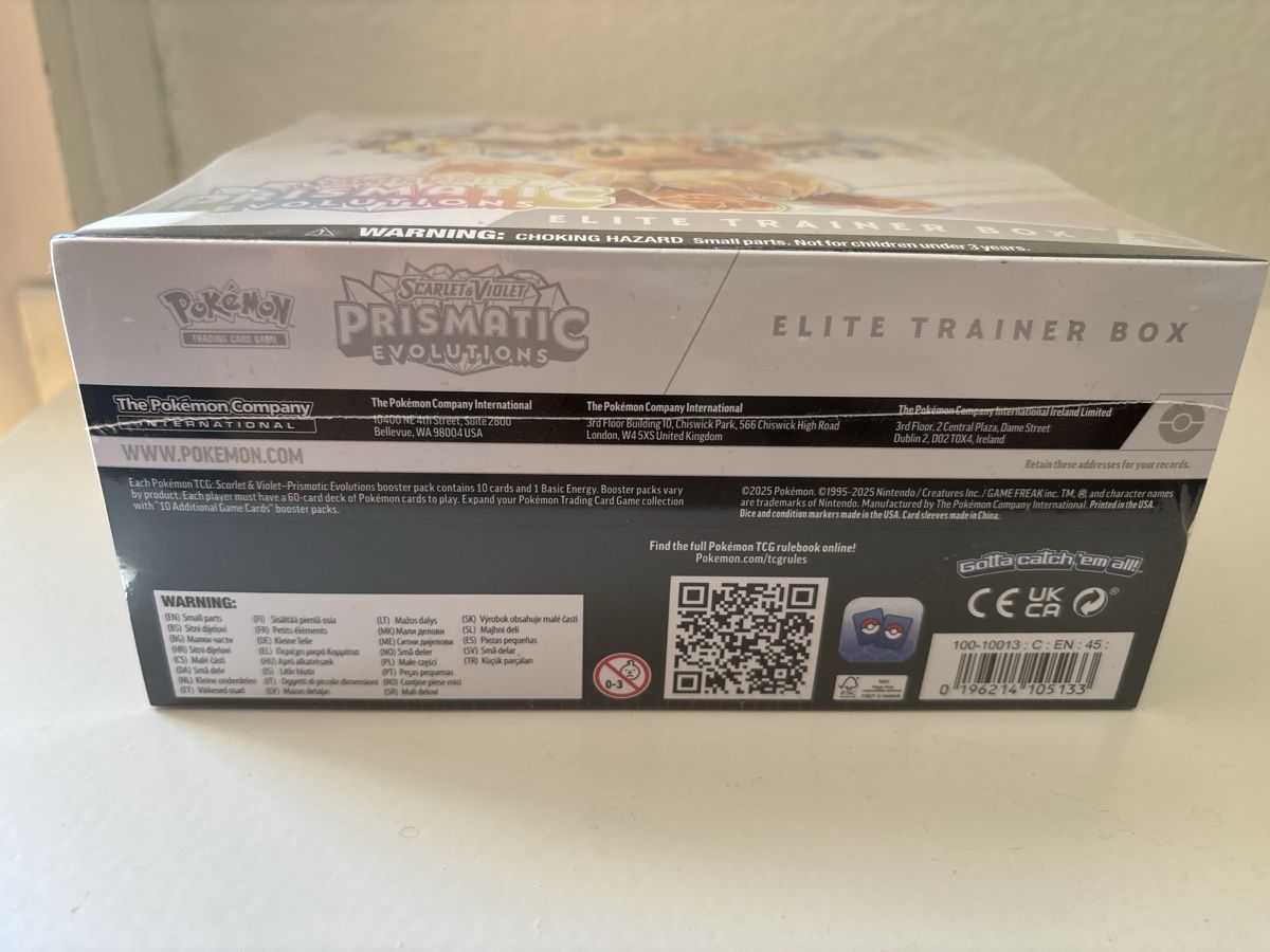 Pokémon Cartes à collectionner: Pokémon Prismatic Evolutions Etb OVP Englisch – Neuf avec emballage d'origine à Basel par AufeinenBlick 5