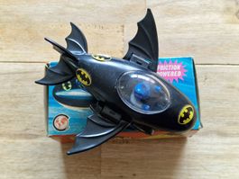 Rare Batplane Batman Friction Powered Toy in OVP 1977
