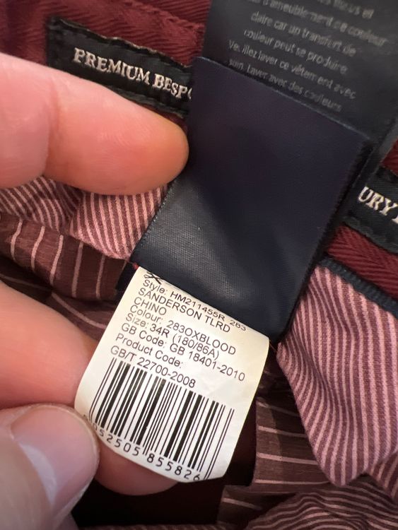 Hackett Pantaloni: Hackett Herren Hosen – Usato da Menzingen venduto da Dali2504 4