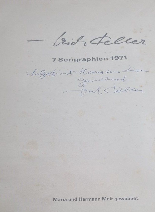 Grafiken & Lithographien: Erich Keller 7 FArb Serigraphien von 1971 – Gebraucht aus Flums von Flumsantik 1