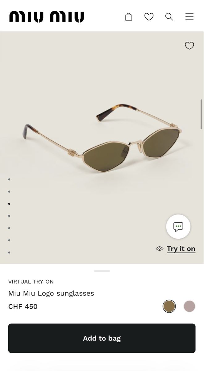 Occhiali & Lenti: Miu Miu Sonnenbrille  – Nuovo e nell'imballaggio originale da Winterthur venduto da -BeHappy24- 8