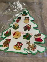 12 alte Merry Christmas Pins