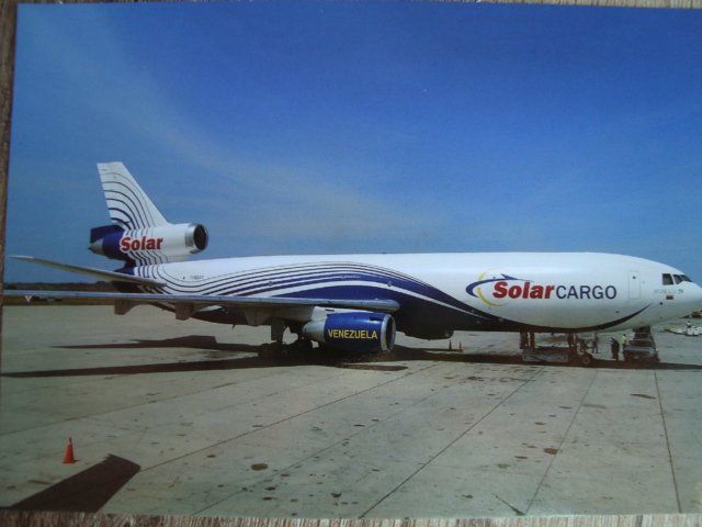 Ansichtskarten: Solar Cargo DC-10-30F YV524T – Neu und originalverpackt aus Thun von Abigboss