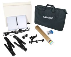 Nanlite Compac20 2KIT + Fond Blanc Puluz – Comme Neuf