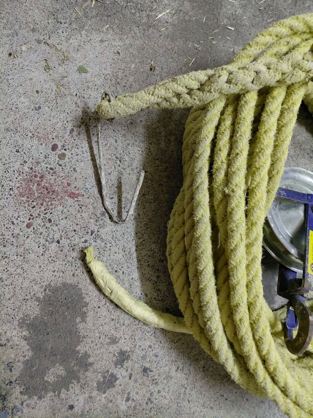Paranco multiuso: Seil 25 Meter mit Umlenkrolle – Usato da Geuensee venduto da Hugentobler12345 3