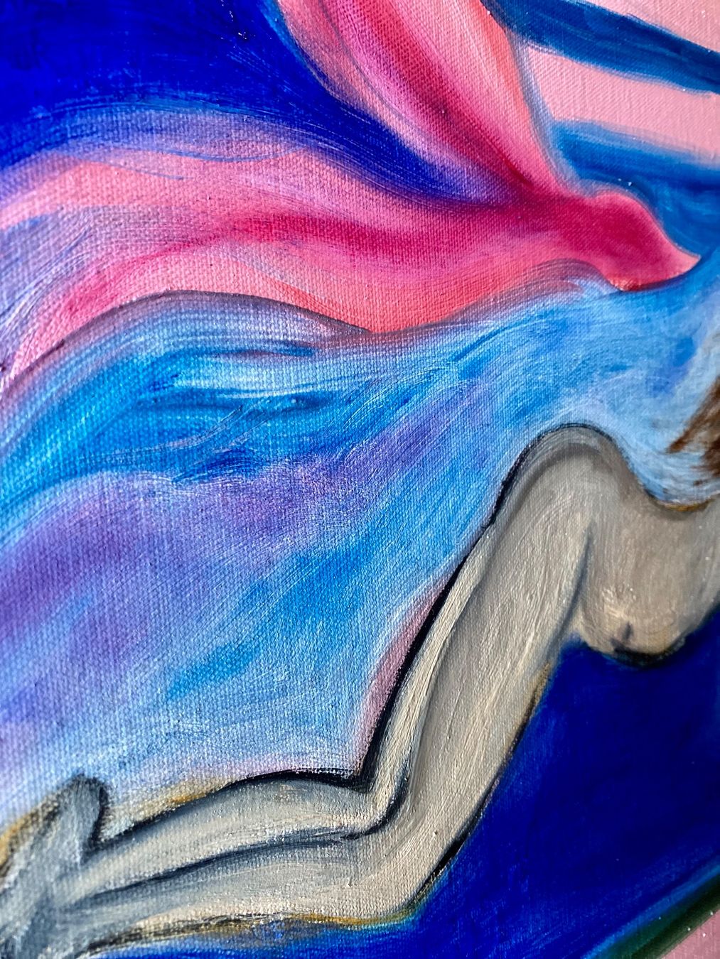 Gemälde: Die Jungfrau-Oil Bild Kunst Doks – Neu (gemäss Beschreibung) aus Beromünster von dok_b8mf 4