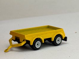 GB5- Siku Zwei Achs Anhänger gelb 1516