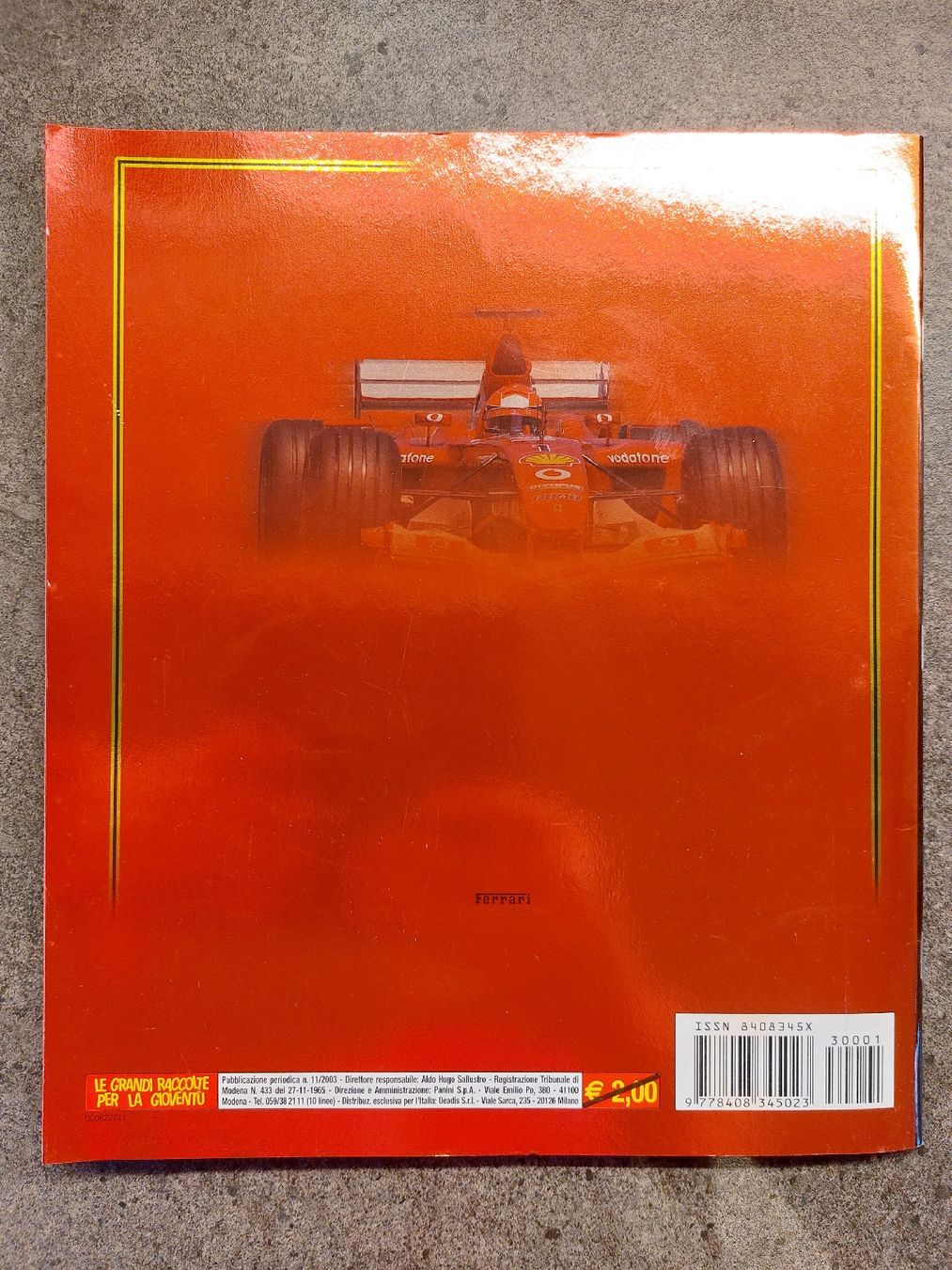 Panini Alben: Ferrari Sticker Album della Panini. – Neu (gemäss Beschreibung) aus Agno von BluVertigo 1