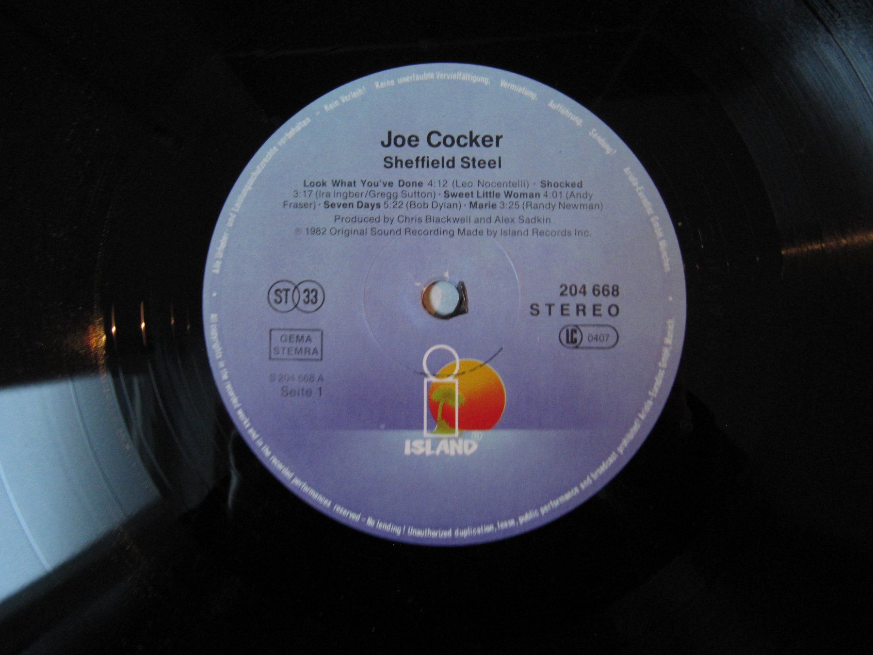 Dischi in vinile: Joe Cocker, Vinyl, LP, Sheffield Steel – Usato da Zürich venduto da wyro22 4