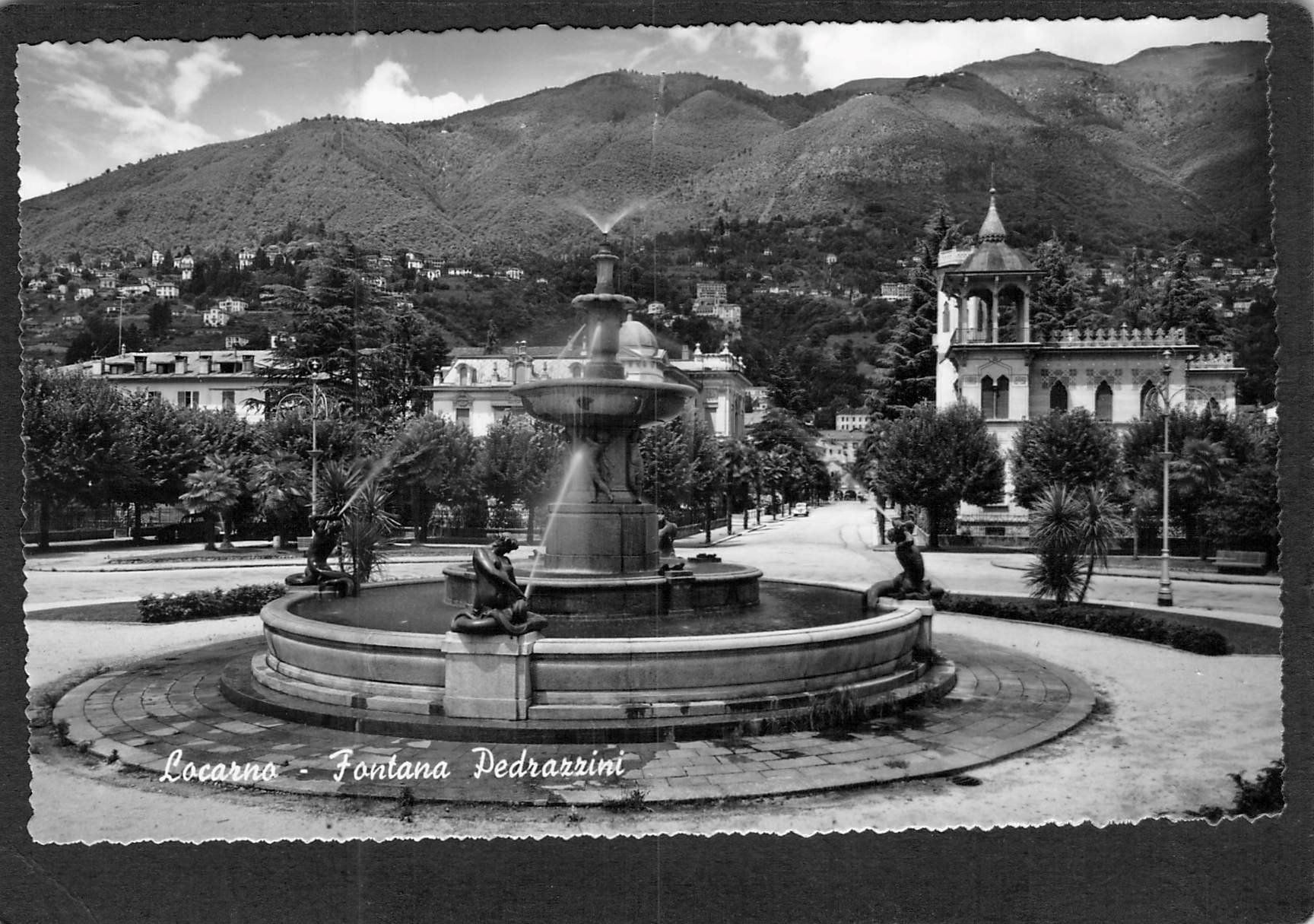 Cartoline postali: -Locarno Fontana Pedrazzini – Usato da Reichenburg venduto da Pipo-67