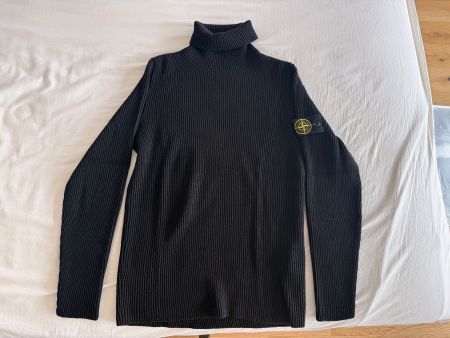 Stone Island Rollkragenpullover Schwarz Grösse L