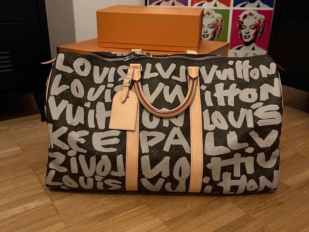 Louis vuitton keepall graffiti hotsell