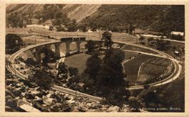 Ferrovia di Bernina presso Brusio