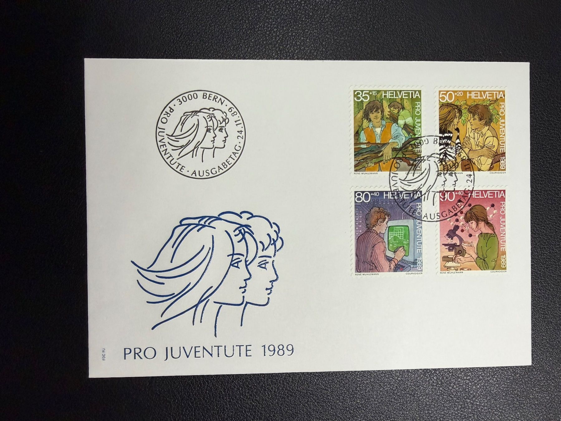 Alle Briefmarken: Pro Juventute 1989 FDC – Gebraucht aus oberrüti von jeanmei