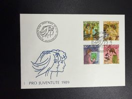 Pro Juventute 1989 FDC