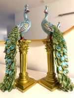Pfau Deko Figur 🦚 exklusiv Art Deco Stil