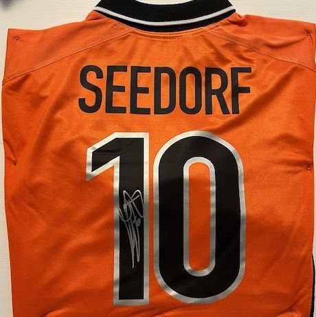 Autografi: Maglia Seedorf autografata Olanda # 10 + COA – Nuovo (secondo la descrizione) da S. Pietro venduto da SORETOLO