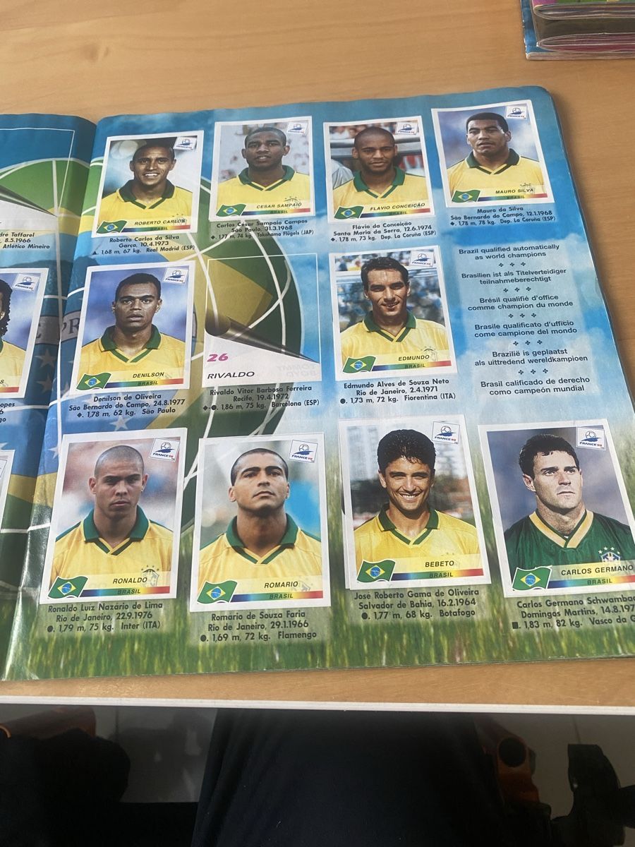 Panini Album: WM ALBUM PANINI 1998 – Usato da Studen BE venduto da Pitsch445 1