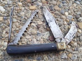 Sackmesser Bauernmesser Taschenmesser Couteau Horn Sackahle
