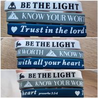 3 schöne Armbänder mit Bibelversen /Neu