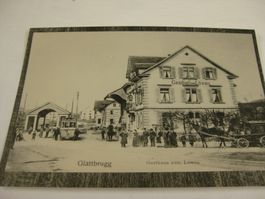 AK Zürich Glattbrugg Brücke mit Tram