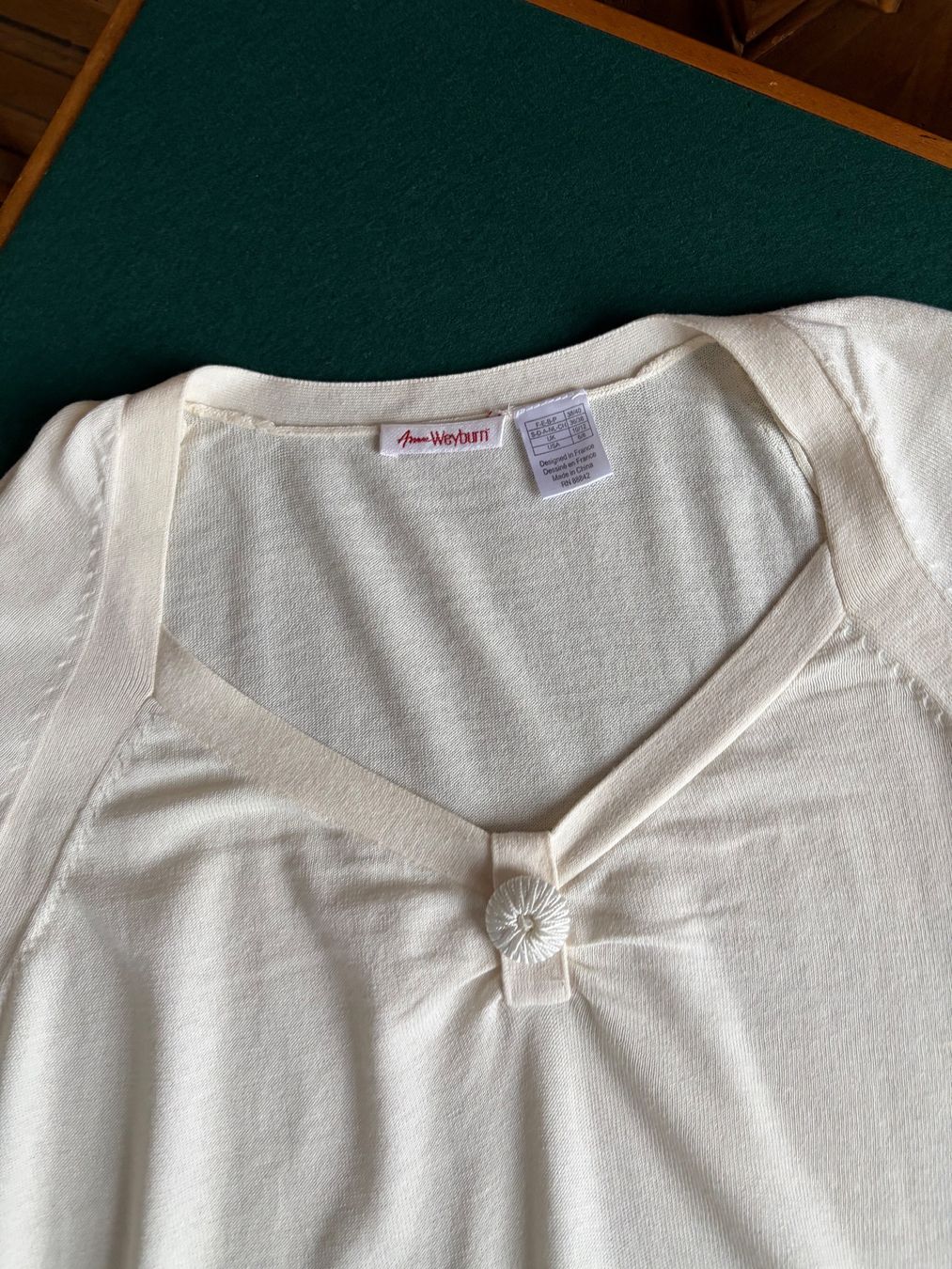 Maglioni & Felpe: ANNE WEYBURN  Pullover Größe: 36/38 55% Seide 45% Baumwolle – Usato da Interlaken venduto da Bona55 6