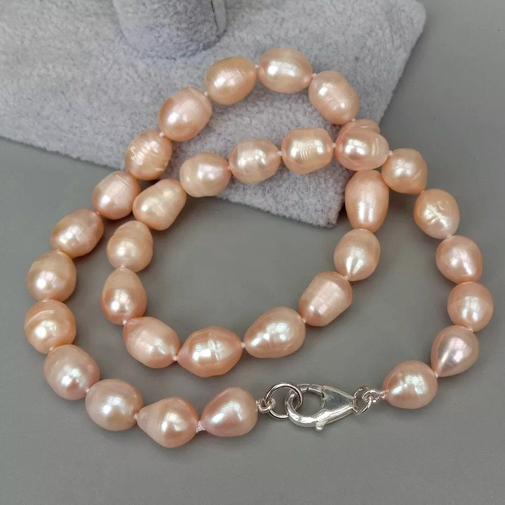 Catenine: Rosa Lua Perlen Kette Echt 1.2 cm Collier Perle Halskette – Nuovo (secondo la descrizione) da Prilly venduto da ilyria73 3