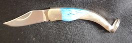 Crossnar Mini Taschenmesser mit blauem Griff. NEU!