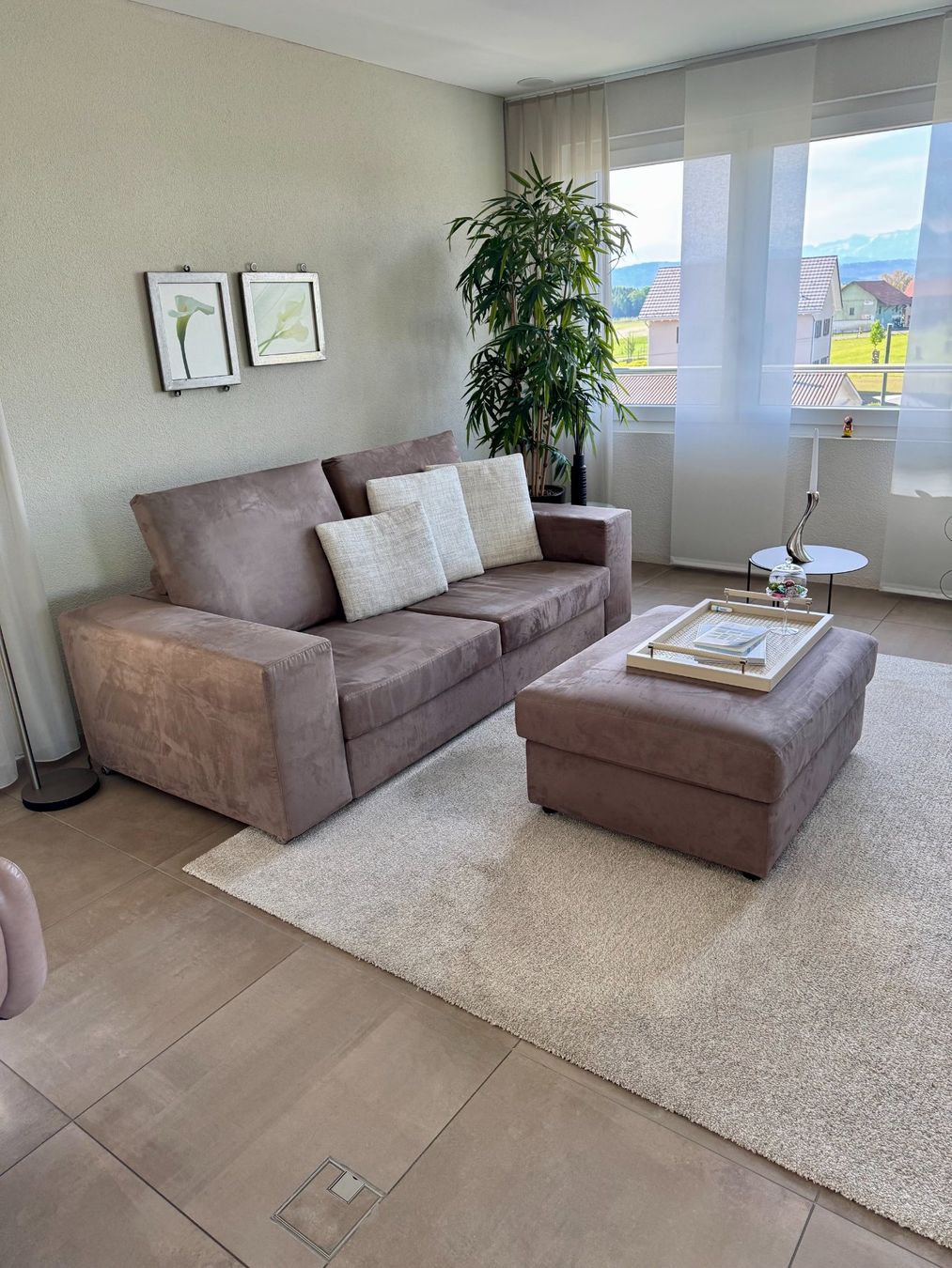 Divani: Sofa - Groundpiece von Flexform mit/ohne Hocker – Usato da Schocherswil venduto da EstherWei 1
