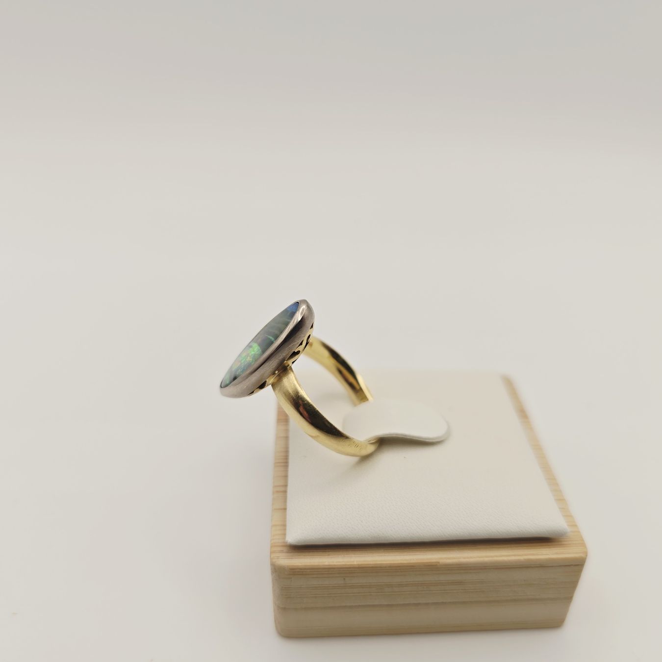 Anelli: Gold Ring Opal 18 KT 750 Gold Gr 53 – Nuovo (secondo la descrizione) da Stein am Rhein venduto da JuwelierSteinbock.CH 3