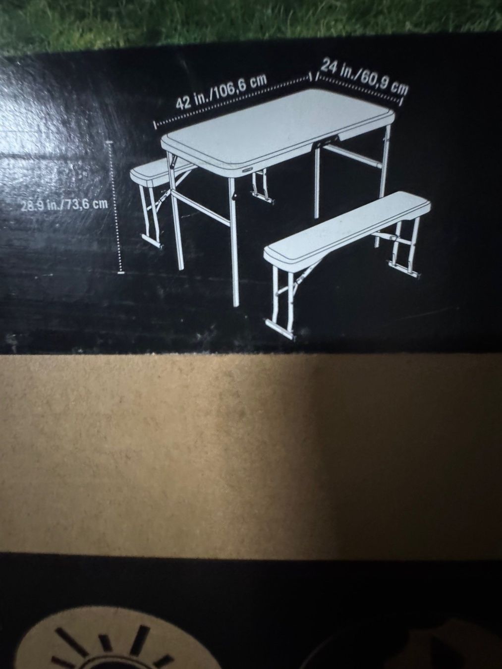 Set de table et chaises: Lifetime Kindertisch mit Bänken - klappbar – Neuf (Voir description) à Schönenwerd par ANGI-WORLD 1