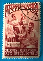 Briefmarken aus Luxemburg Künstler gestempelt