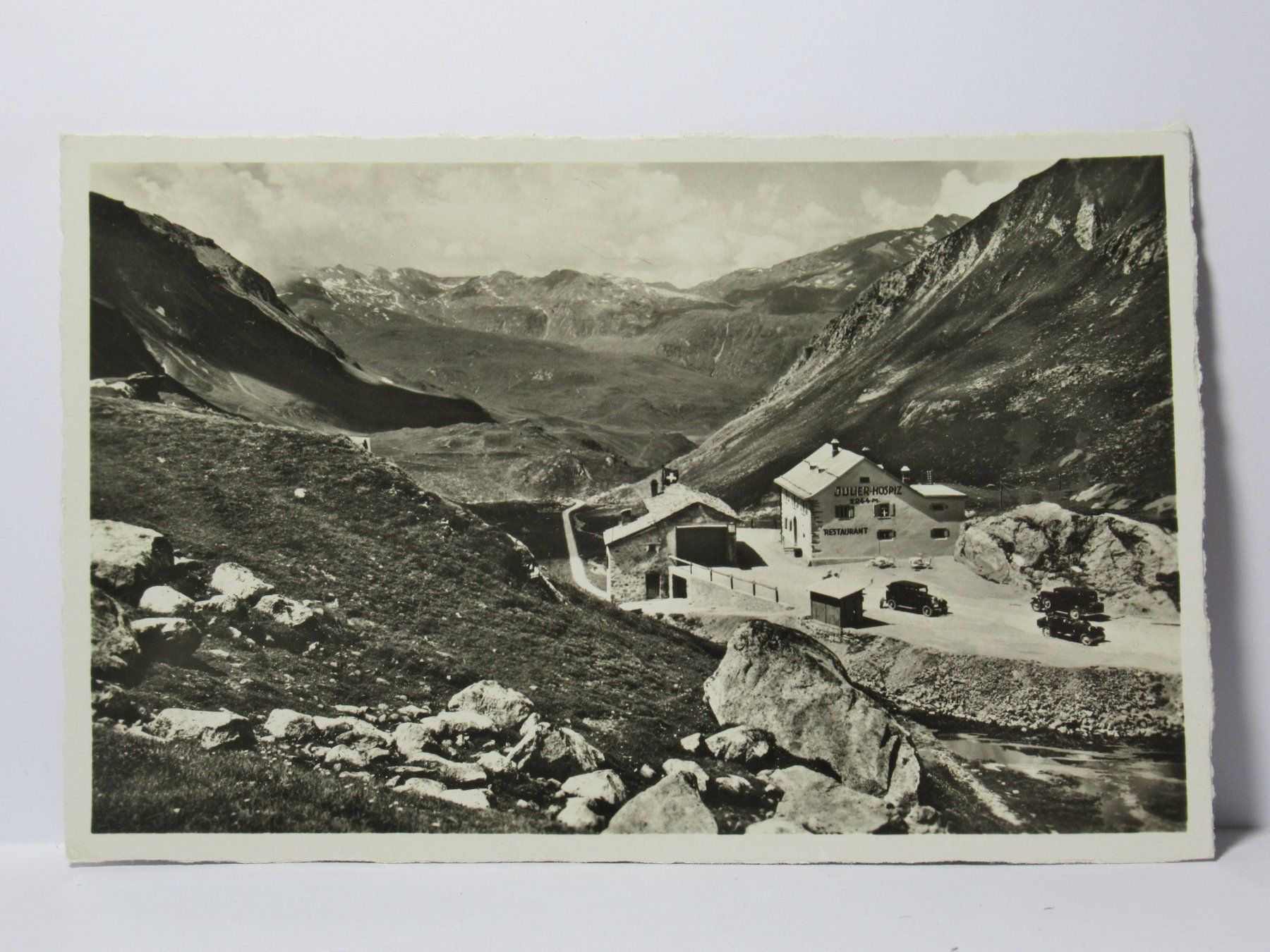 Cartoline postali: Julier , Hospiz , Oldtimer – Nuovo (secondo la descrizione) da Grenchen venduto da Bluemchen1900 1