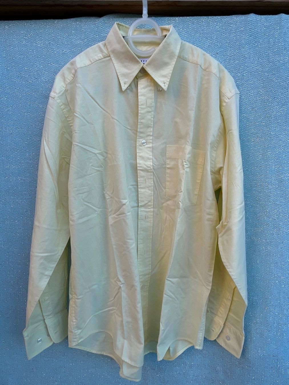 Globus Camicie: Hellgelbes GLOBUS Herren Langarm Hemd Gr. 39/40 – Usato da Frasnacht venduto da GracyStore