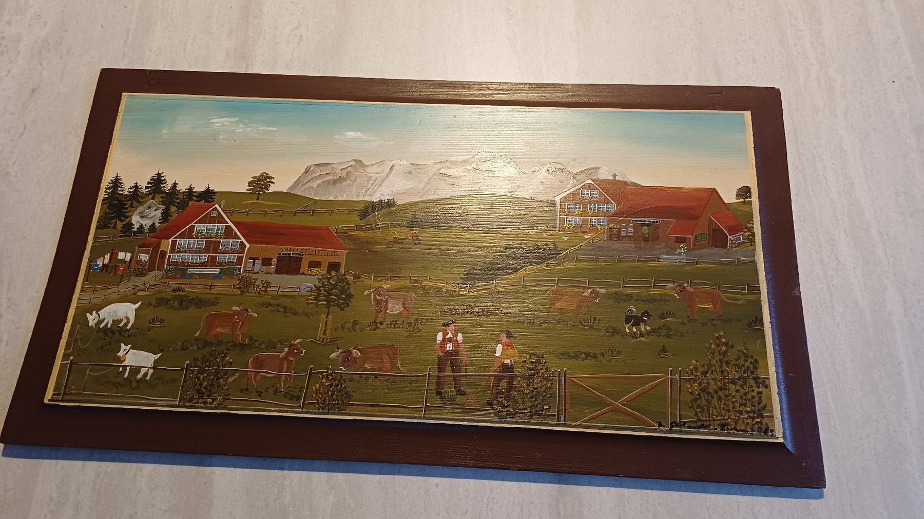 Tableaux: Schönes Appenzeller Bild Handgemalt  – D'occasion à Flawil par Naphtali 9