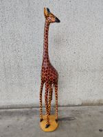 🦒 Figur Giraffe 90cm große Holzfigur handarbeit Dekoration