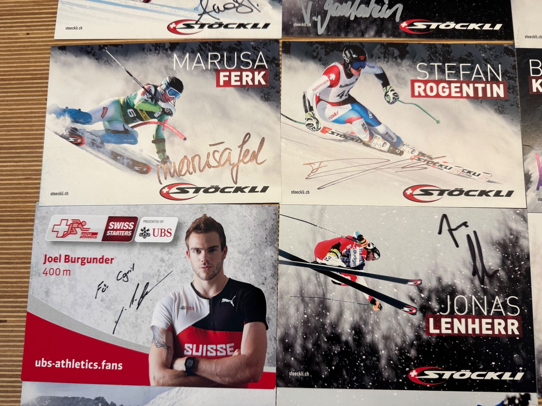 Autographes: Diverse Autogrammkarten – D'occasion à Kestenholz par cvx_889vv 3