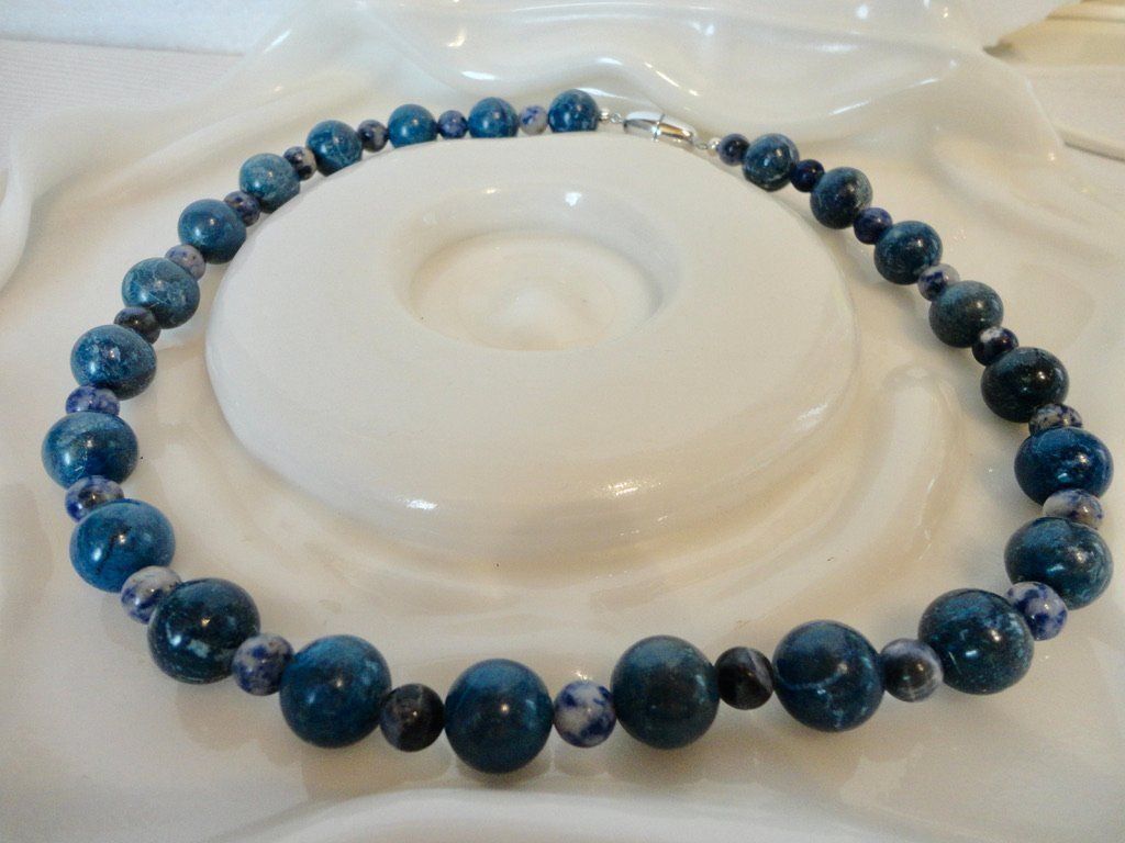 Catenine: Halskette - Jaspis , Sodalith – Nuovo (secondo la descrizione) da Biberist venduto da tl-schmuck 3
