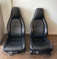 Original schwarze Ledersitze Porsche 911 993
