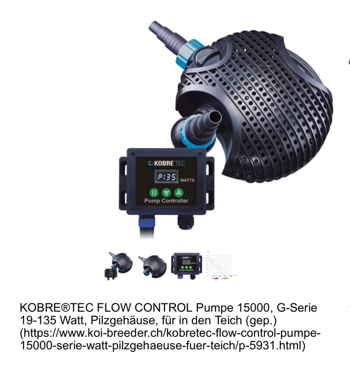 Pompe & Parti di ricambio: Wasserpumpe KOBRENTEC TSP-200W – Usato da Grüt (Gossau ZH) venduto da puni68