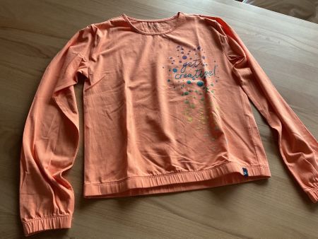 Shirt apricotfarben, Gr. 164/170, Fitz