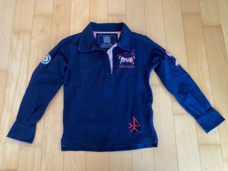Langarm Poloshirt "valecuatro"