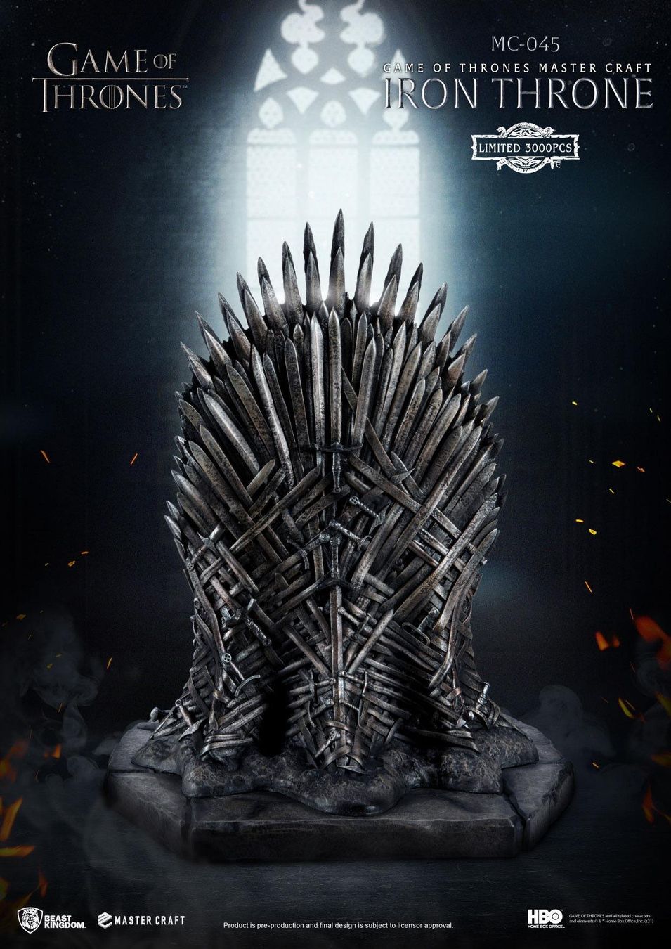 Hot Toys Statuette: Game of Thrones Iron Throne MC-045 Beast Kingdom – Nuovo e nell'imballaggio originale da Sisseln AG venduto da schenk-figuren 3