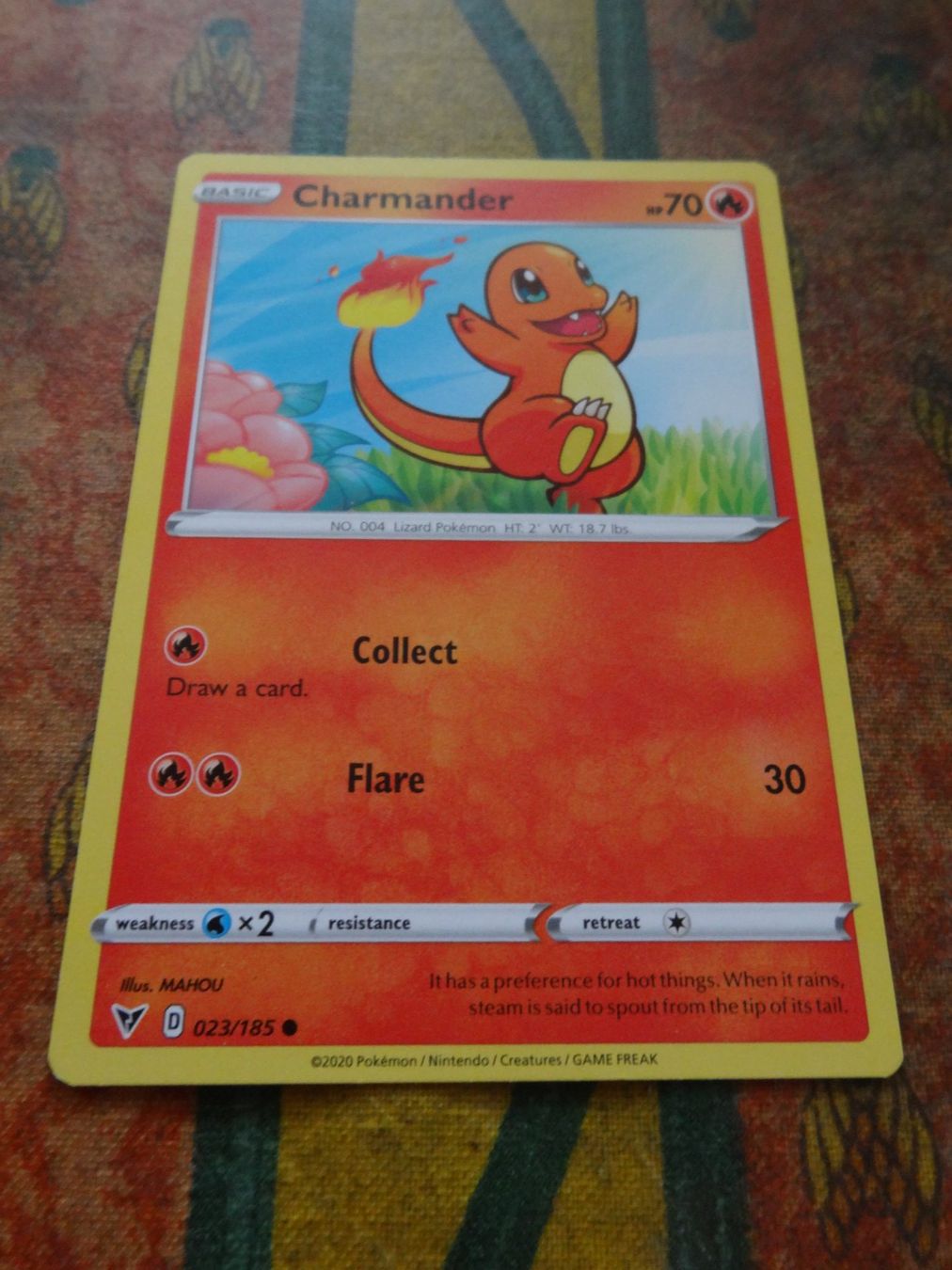 Pokémon Carte collezionabili: POKEMON  Charmander   D  023/185   HP70   2020 – Usato da Romanel-sur-Lausanne venduto da Swift13