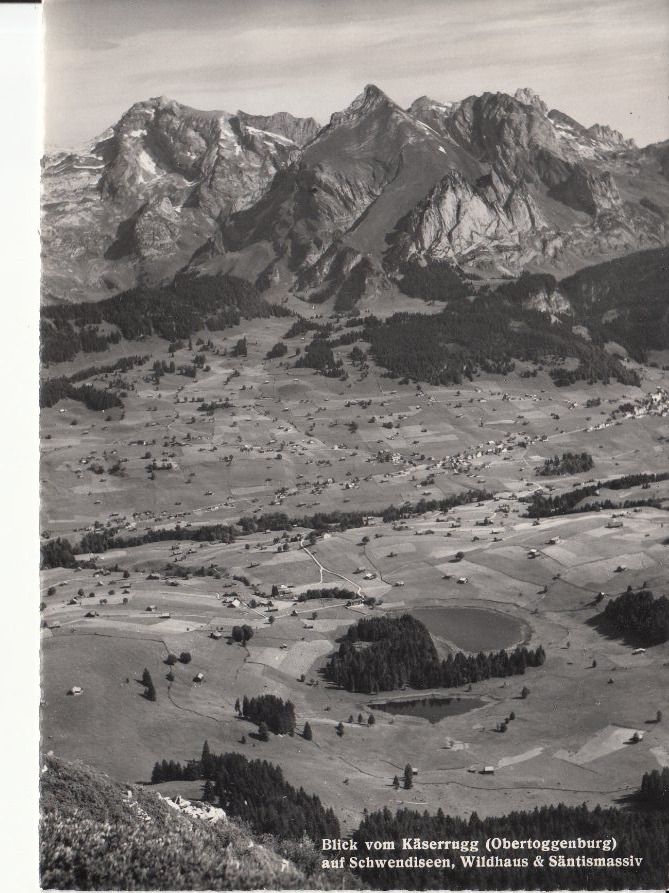 Ansichtskarten: Käserrugg Aussicht ca. 1950 – Gebraucht aus Bürglen TG von StampGraf