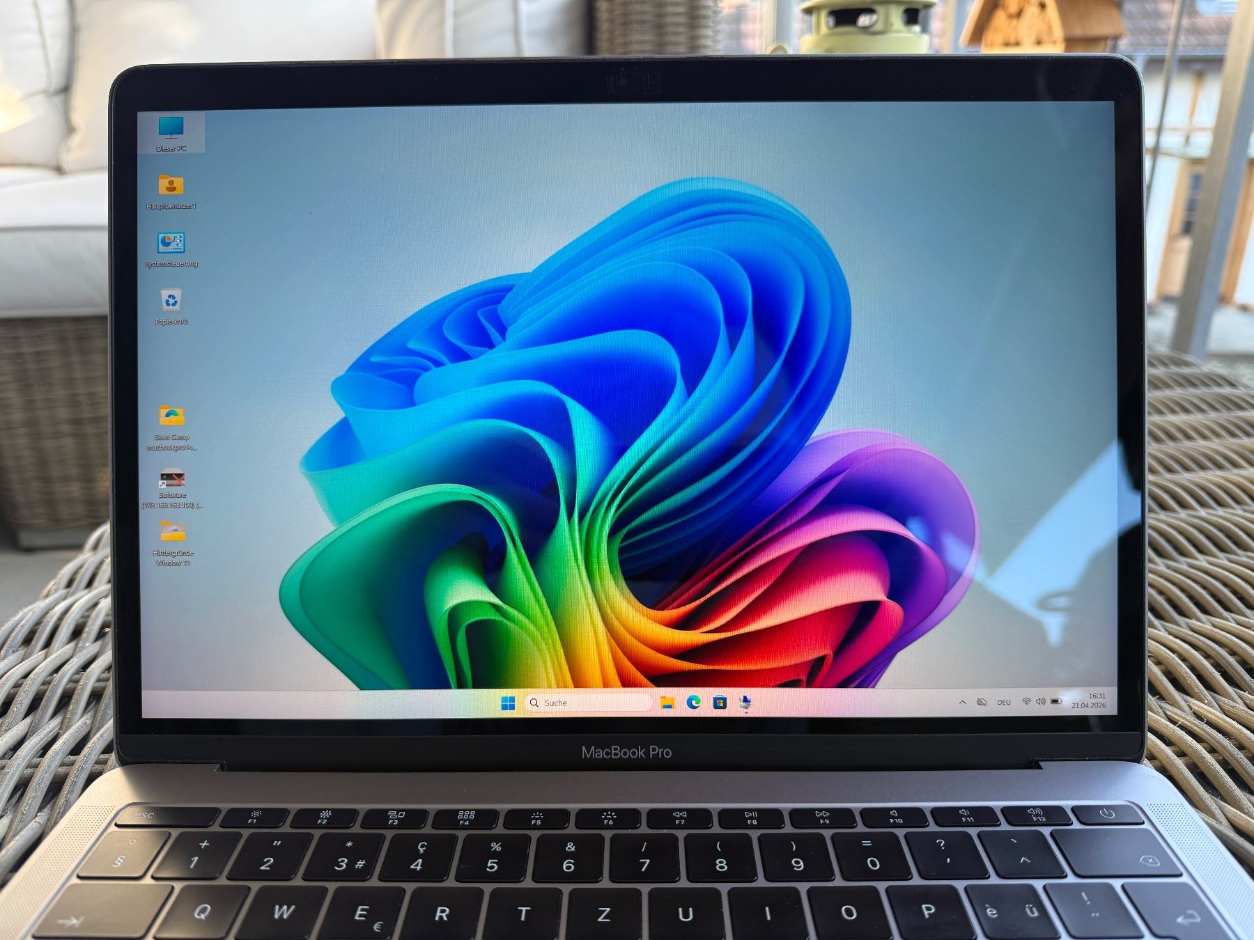 Apple Notebook: Windows 11 Notebook aus "MacBook Pro 2017" – Usato da Hindelbank venduto da Buli3 4