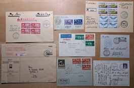 Lot Flugpost Briefe 20 Stück ab 1.-