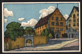 Schaffhausen, Rathaus mit Tor, 1921