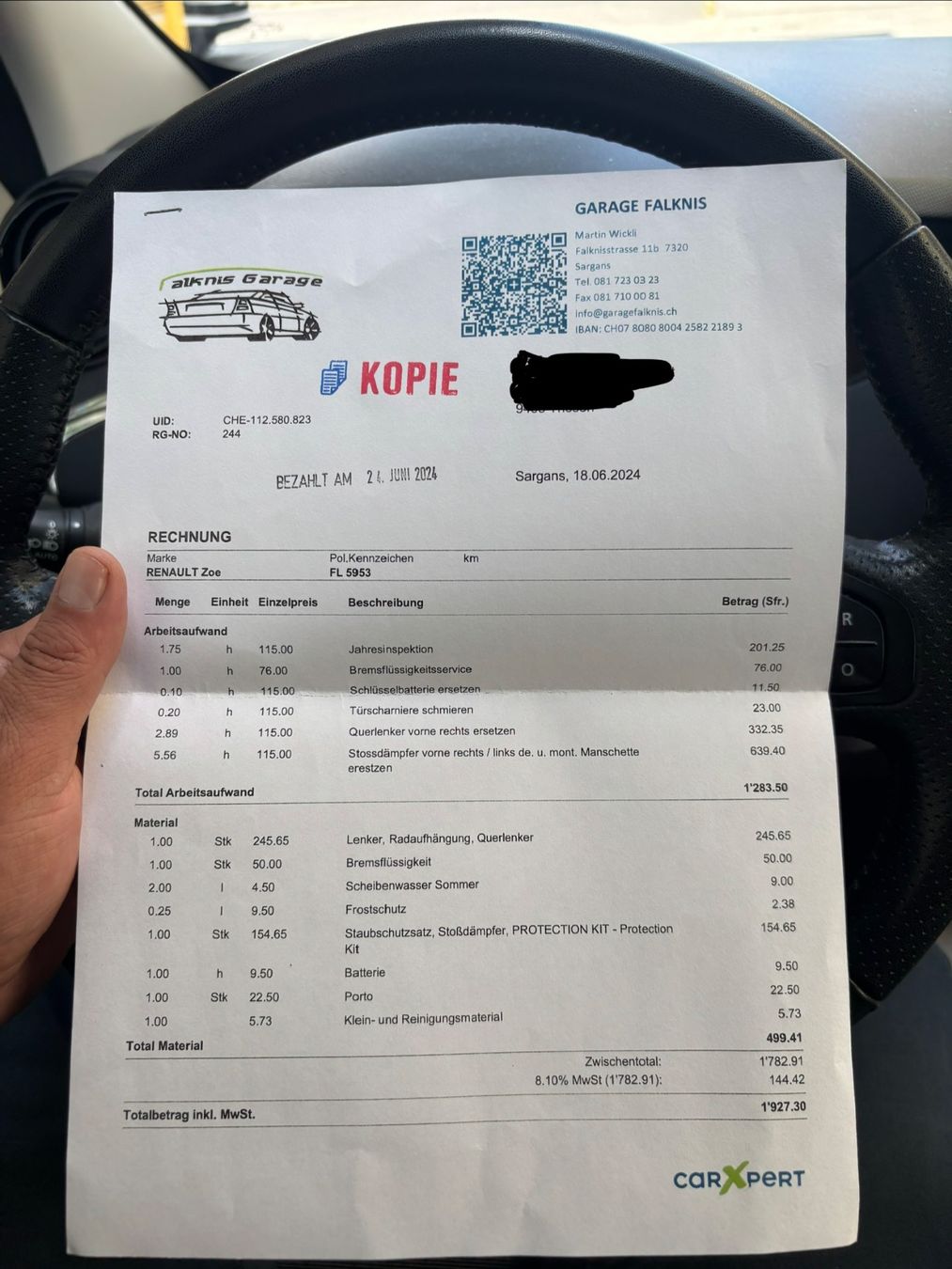 Renault Automobili: RENAULT Zoe inklusive Baterie – Usato da Eschen venduto da kingkong010 6