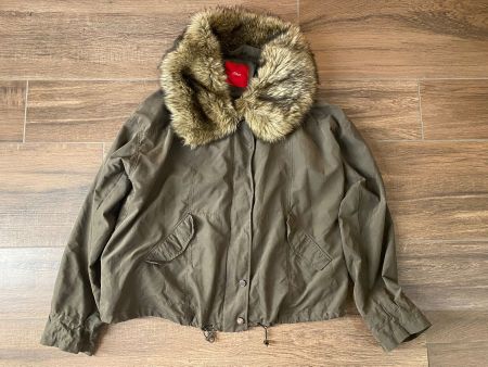 S. Oliver Jacke mit Fell olivgrün Gr. 46